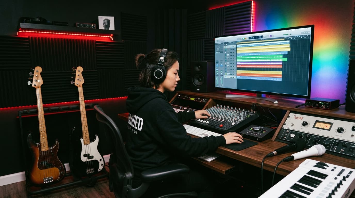 ผู้ช่วยแก้ปัญหาเสียงและ DAW (Audio Engineer)