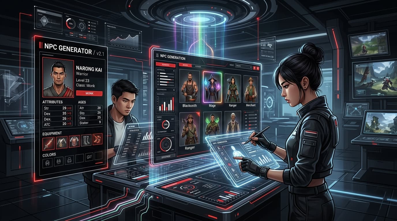 ผู้ช่วยสร้างตัวละคร NPC สำหรับเกม RPG
