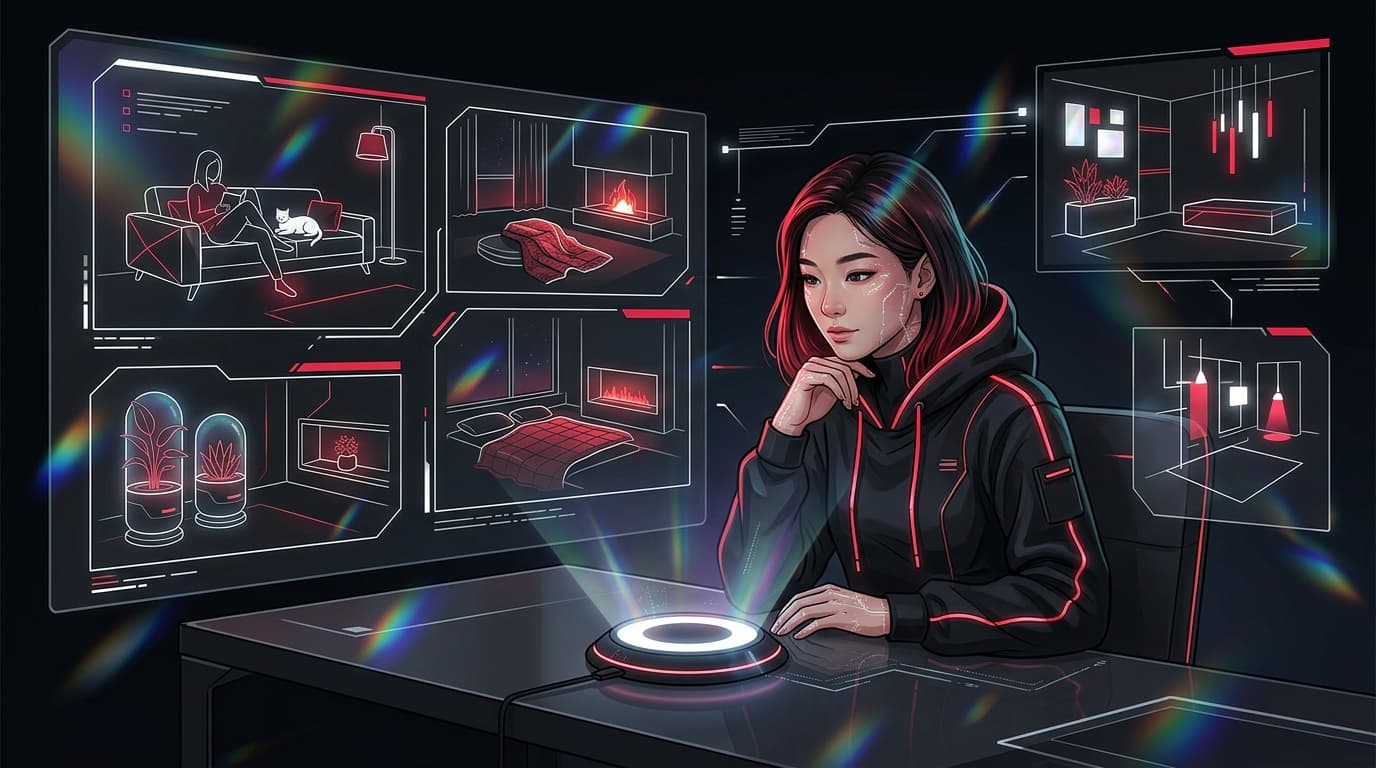 ชุดคำสั่งสร้างภาพบรรยากาศห้องอบอุ่นน่าอยู่