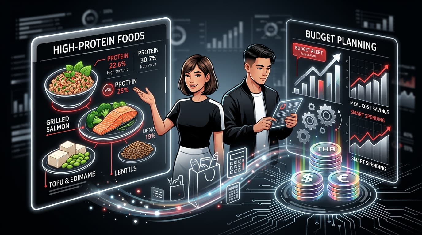 ผู้ช่วยวางแผนกินโปรตีนแบบประหยัด